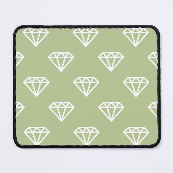 Item preview, Sage Green Diamond Gem Crystal Pattern designed and sold by Creations-By-Em.