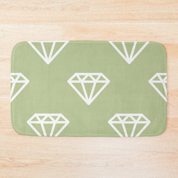 Item preview, Sage Green Diamond Gem Crystal Pattern designed and sold by Creations-By-Em.