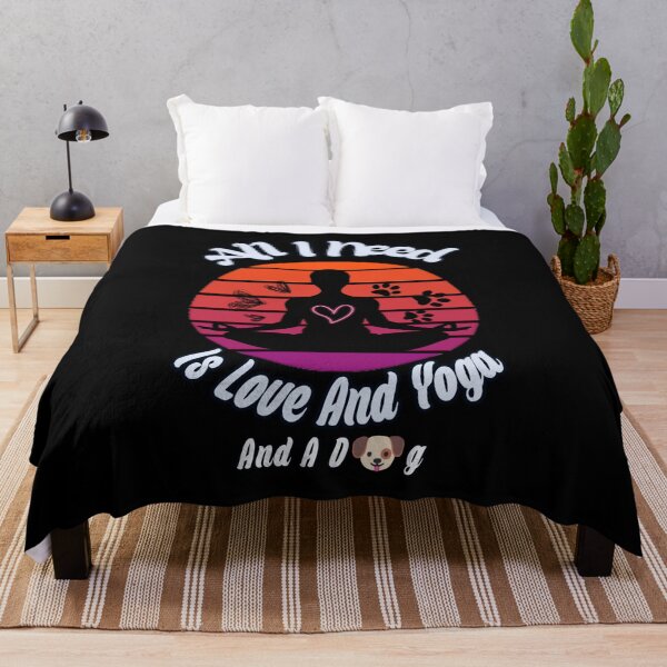 Item preview, All I Need Is Love And Yoga And A Dog designed and sold by VaLdoShop.