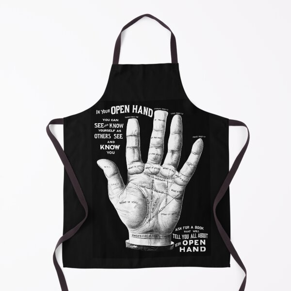 Item preview, Open Hand Palm Reading Chart Lithograph designed and sold by mamiespaw.