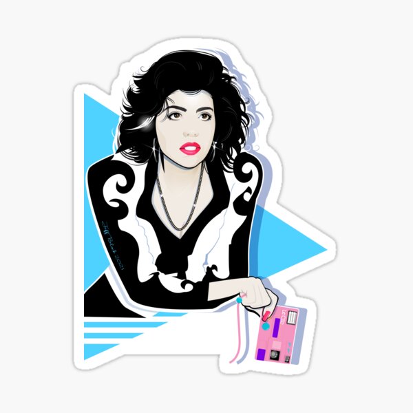 Vista previa del artículo con la obra «Mona Lisa Vito, Retrato retro», diseñado y vendido por Cre80s.