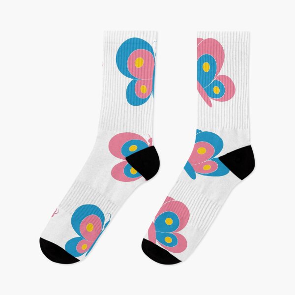 Artikelvorschau, Rosa und blaue Schmetterlinge entworfen und verkauft von colorleafz.