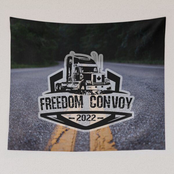 Item preview, Freedom Convoy, Truckers for Freedom, Mandate Freedom designed and sold by Chelsealuv Krigbaum.