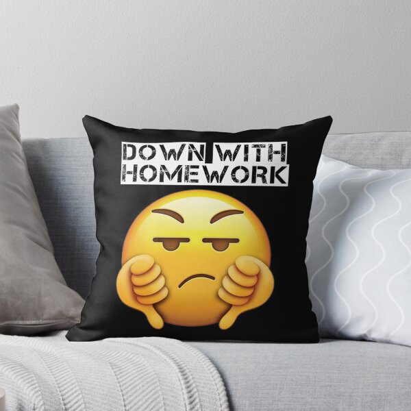 Item preview, Down with homework designed and sold by GeekPopDesigns.
