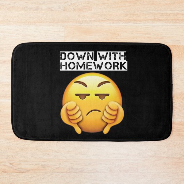 Item preview, Down with homework designed and sold by GeekPopDesigns.