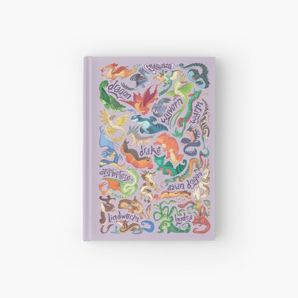 Item preview, Mini dragon compendium in lavender  designed and sold by Colordrilos.