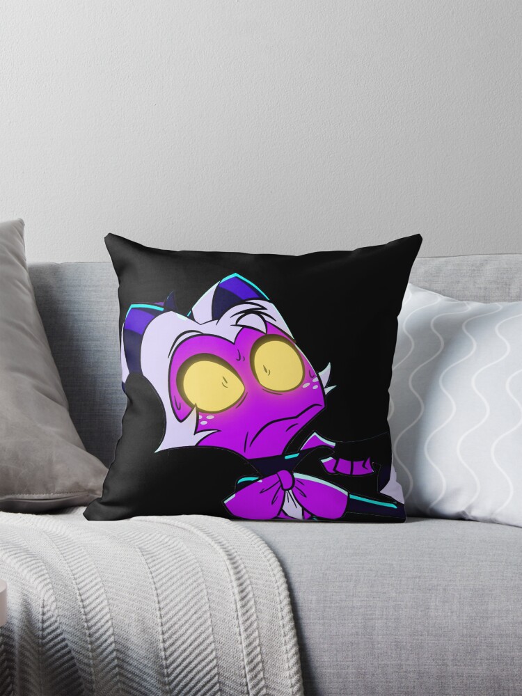 Scared Moxxie Helluva Boss Pillow for Sale by BestCreations Redbubble