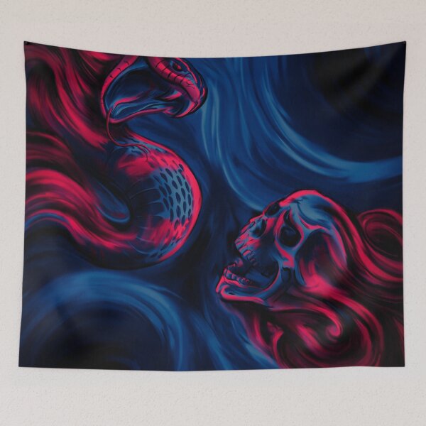 Item preview, Skull & Snake (thumbnail) designed and sold by FattoAMano.