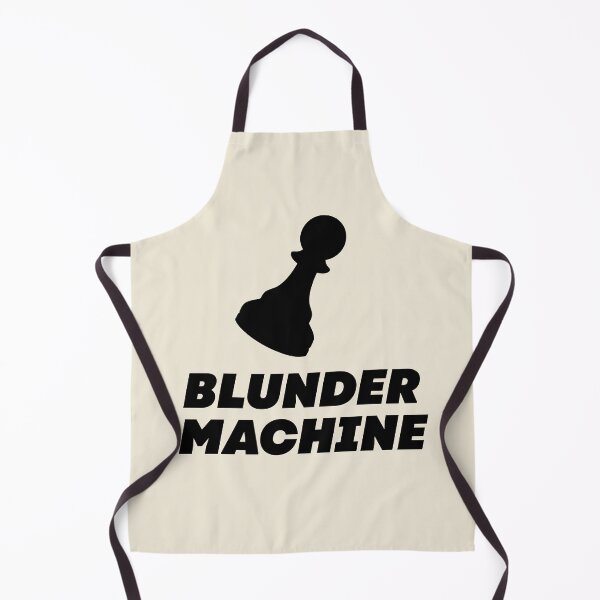 Item preview, Blunder Machine - Funny Chess Quote in Black designed and sold by itisjakob.