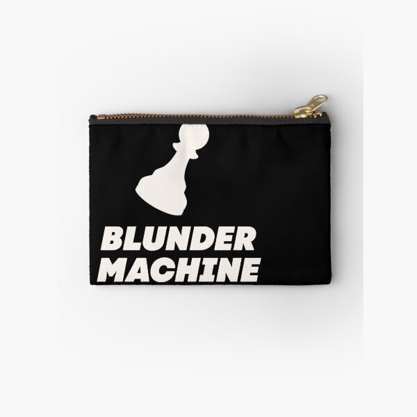 Item preview, Blunder Machine - Funny Chess Quote in White designed and sold by itisjakob.