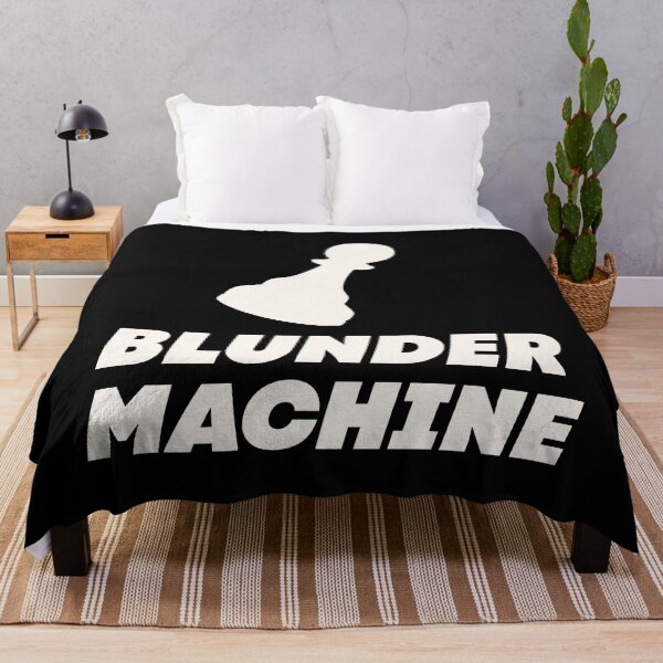 Item preview, Blunder Machine - Funny Chess Quote in White designed and sold by itisjakob.