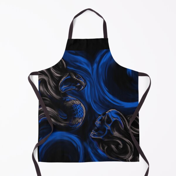 Item preview, Skull & Snake (blue) designed and sold by FattoAMano.
