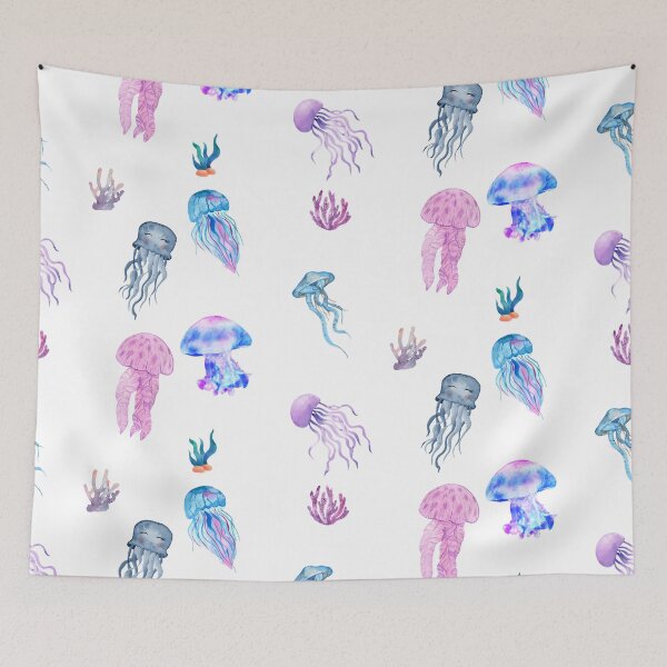 Item preview, Watercolor Jellyfish, Corral Collection designed and sold by silviaol.
