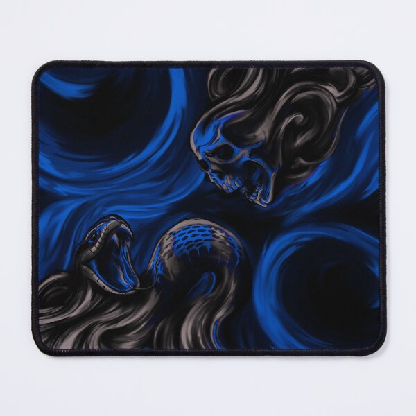 Item preview, Skull & Snake (blue) designed and sold by FattoAMano.