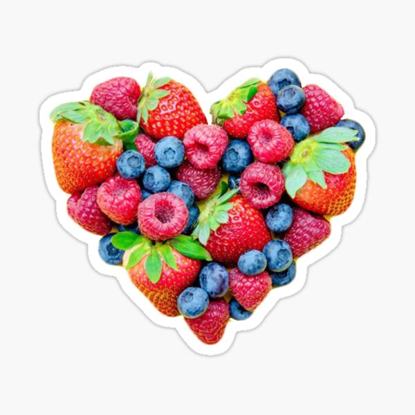 Berry Heart Sticker