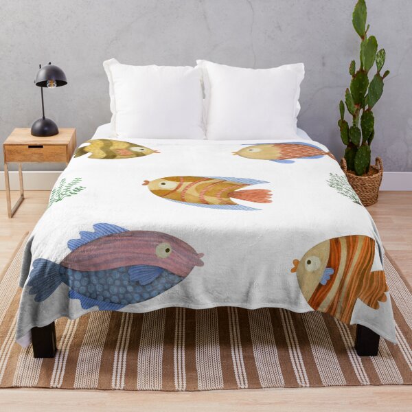 Item preview, Watercolor Marine Life Fish designed and sold by silviaol.