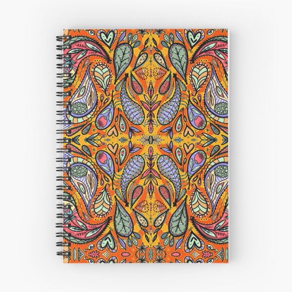 Item preview, Orange Paisley designed and sold by Annette Kraus.