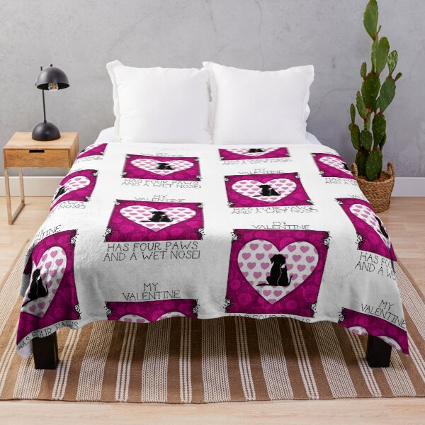 Item preview, My Valentine Has Four Paws…! (Pink) designed and sold by PawsitiveMum.