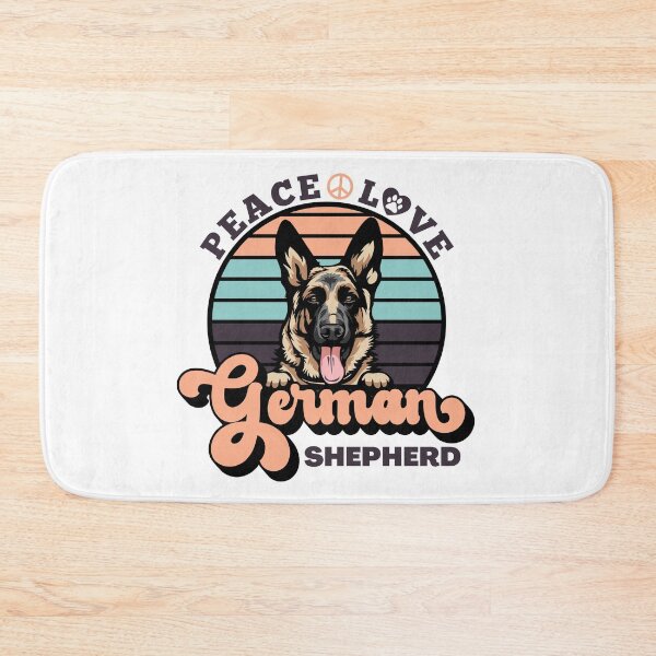Item preview, German Shepherd Peace Love designed and sold by momofdoggos.