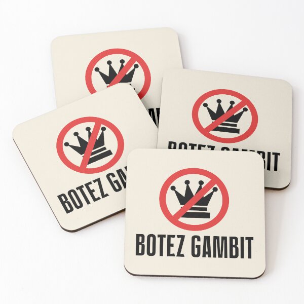 Item preview, Botez Gambit - Funny Chess Quote in Black designed and sold by itisjakob.