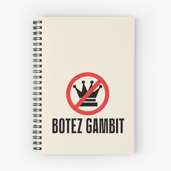 Item preview, Botez Gambit - Funny Chess Quote in Black designed and sold by itisjakob.