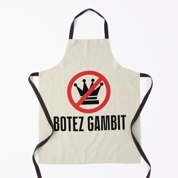 Item preview, Botez Gambit - Funny Chess Quote in Black designed and sold by itisjakob.