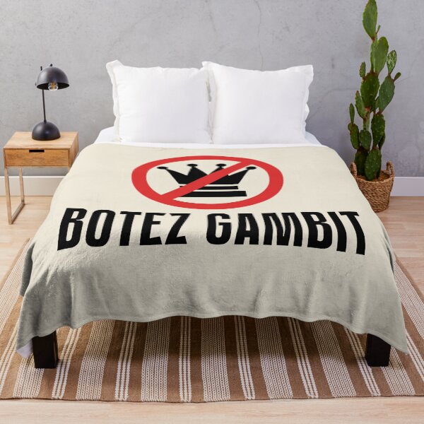 Item preview, Botez Gambit - Funny Chess Quote in Black designed and sold by itisjakob.