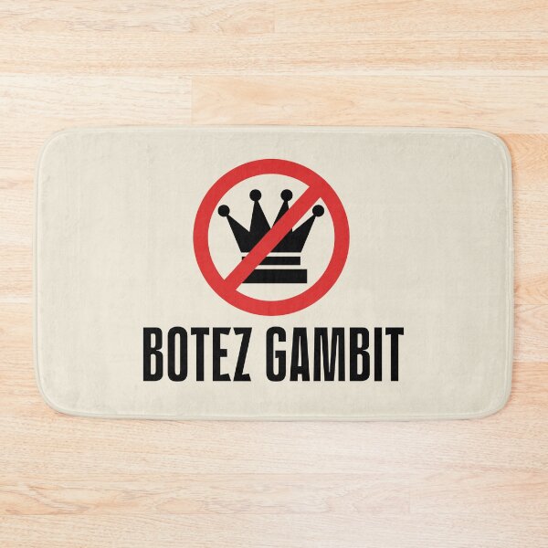Item preview, Botez Gambit - Funny Chess Quote in Black designed and sold by itisjakob.