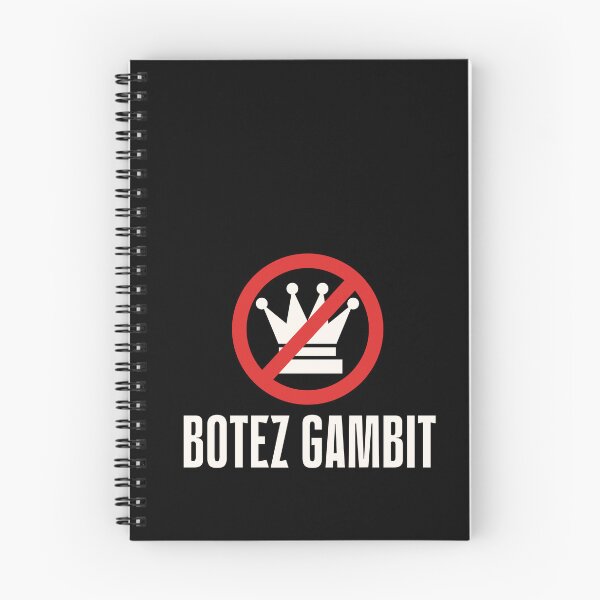 Item preview, Botez Gambit - Funny Chess Quote in Black designed and sold by itisjakob.