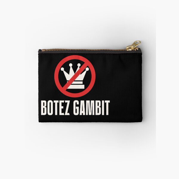 Item preview, Botez Gambit - Funny Chess Quote in Black designed and sold by itisjakob.