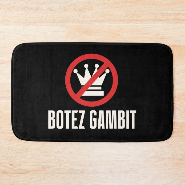 Item preview, Botez Gambit - Funny Chess Quote in Black designed and sold by itisjakob.
