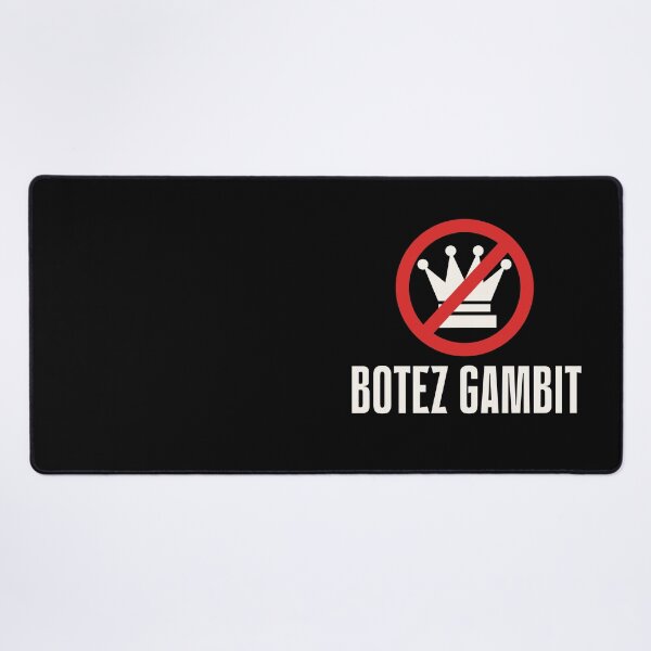 Item preview, Botez Gambit - Funny Chess Quote in Black designed and sold by itisjakob.