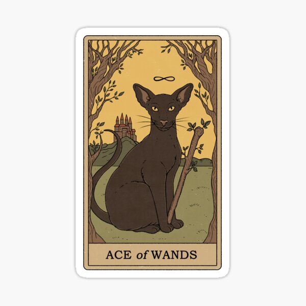 Item preview, Ace of Wands designed and sold by Thiago Corrêa.