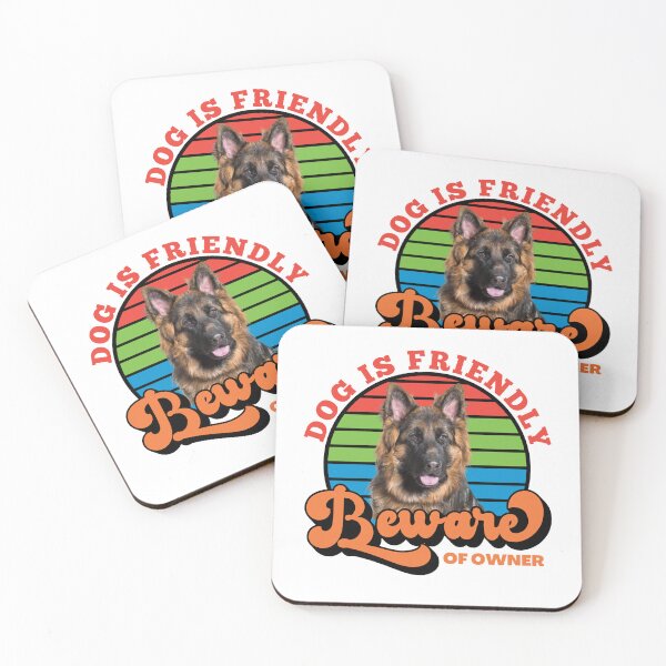 Item preview, German Shepherd Beware Of Owner designed and sold by momofdoggos.