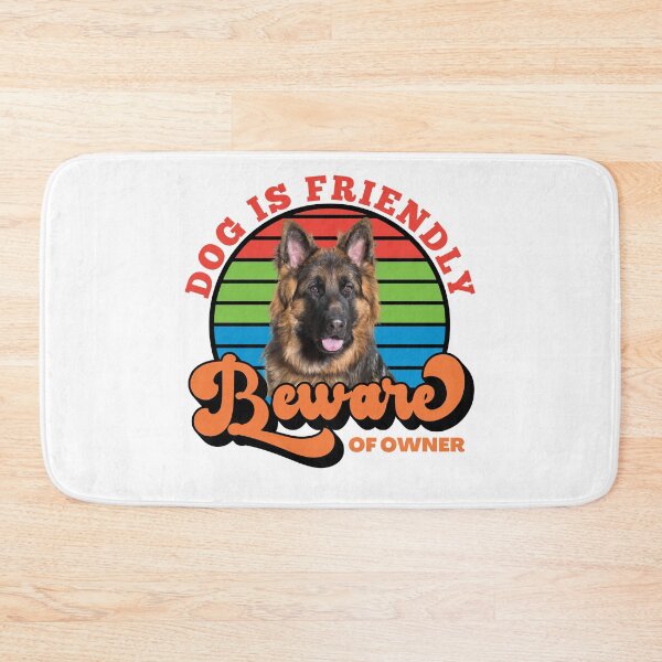 Item preview, German Shepherd Beware Of Owner designed and sold by momofdoggos.