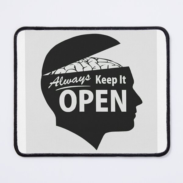 Item preview, KEEP AN OPEN MIND designed and sold by MacCurious.