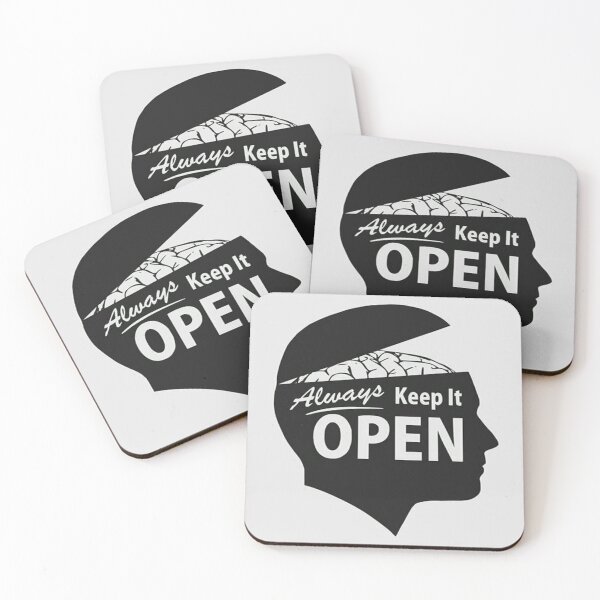 Item preview, KEEP AN OPEN MIND designed and sold by MacCurious.