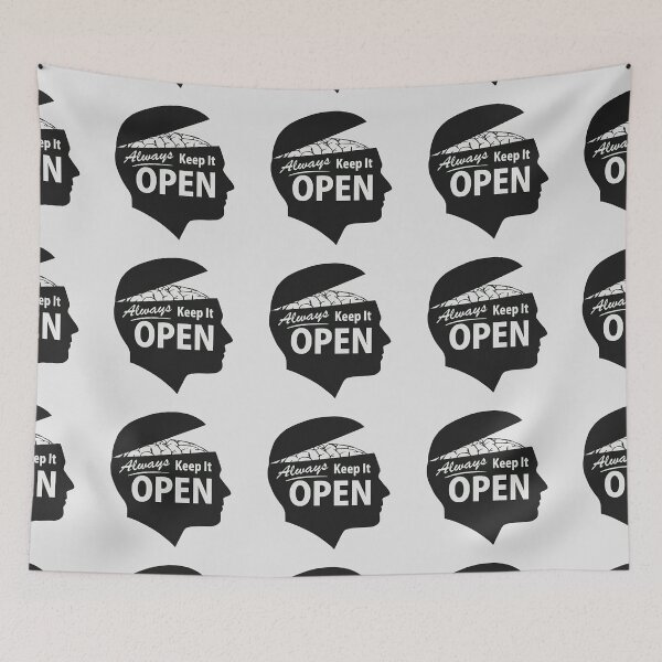 Item preview, KEEP AN OPEN MIND designed and sold by MacCurious.