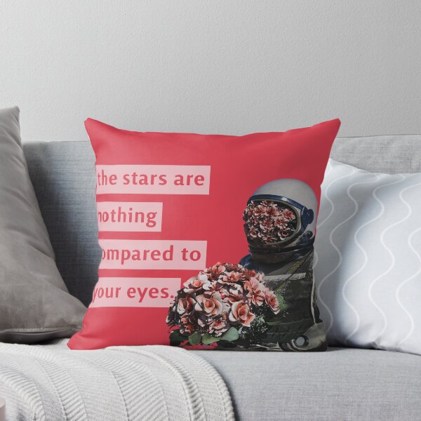 Item preview, Love Astronaut eyes quote RED Valentine's Day sticker greeting card - Aesthetic designed and sold by V0L0S.