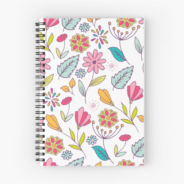Item preview, Floral illustration. Hand drawn flower and leaf in bright colors designed and sold by valedella.