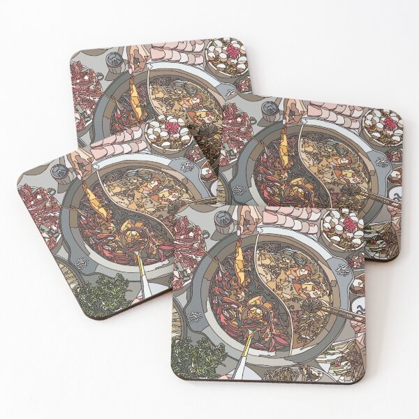 Item preview, Asian hotpot hot pot designed and sold by lalashellsArt.