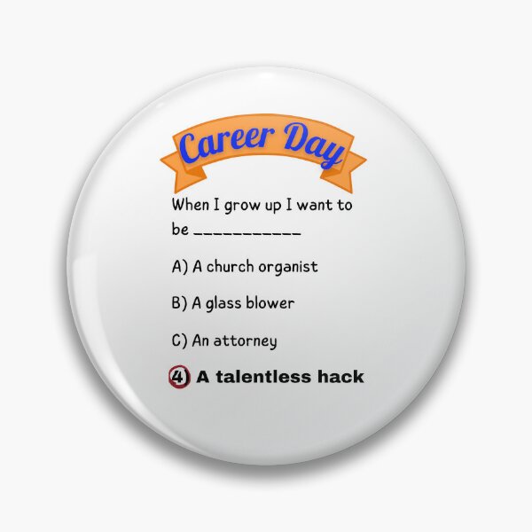 Item preview, Career Day – Want to Be a CORRESPONDENT! designed and sold by Ferocious-Pear.