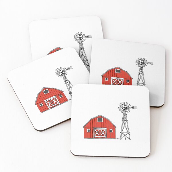 Item preview, Barn Scene designed and sold by Sweeter Than  Honey Designs.