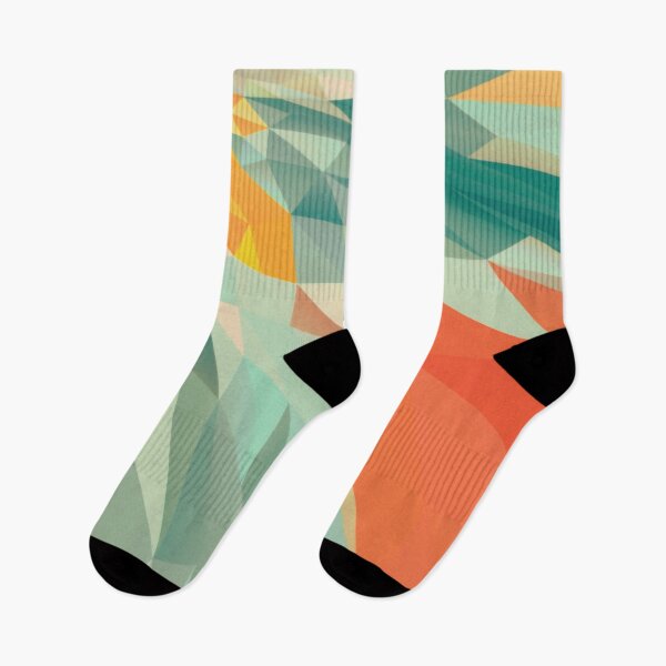 Item preview, Multicolor triangles geometric pattern designed and sold by cutecrazytshirt.