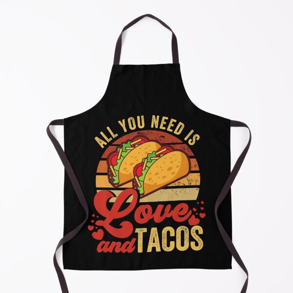 Item preview, All You Need Is Love And Tacos Valentines Day designed and sold by retrodesigner14.