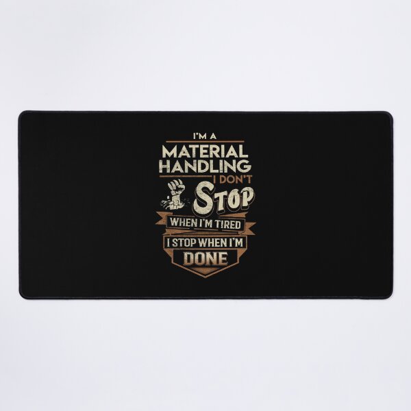 Item preview, Material Handling T Shirt - I Stop When Done Job Gift Item Tee designed and sold by natalinedk.