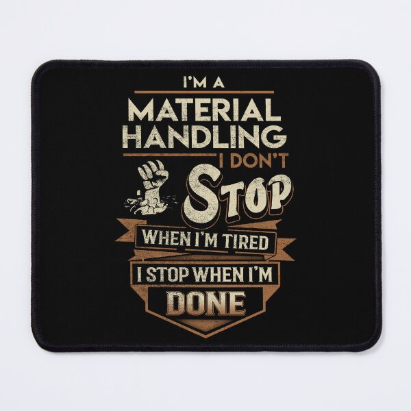 Item preview, Material Handling T Shirt - I Stop When Done Job Gift Item Tee designed and sold by natalinedk.