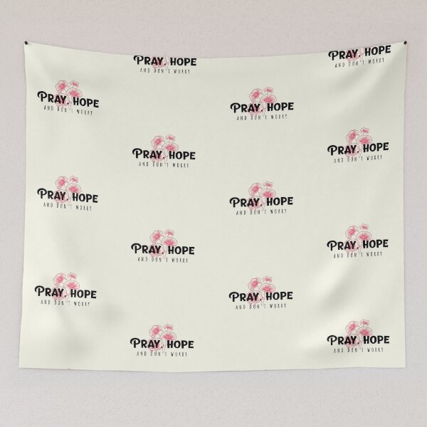 Item preview, Pray Hope and Don't Worry, Comfort from Padre Pio, Ivory Background designed and sold by IceCreamMuseum.