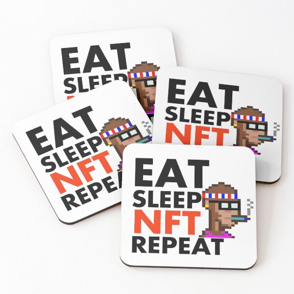 Item preview, Eat Sleep Collect NFT Crypto Monkey #42 designed and sold by patricklevar.