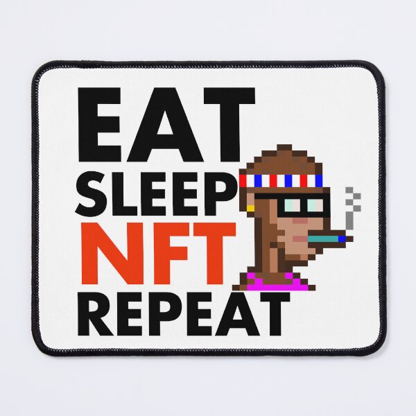 Item preview, Eat Sleep Collect NFT Crypto Monkey #42 designed and sold by patricklevar.